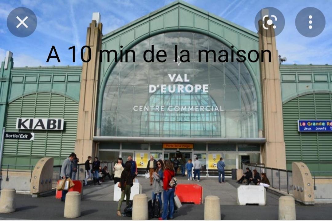 Jolie dépendance cosy et individuelle a 2 pas de Disneyland Chalifert Exterior foto